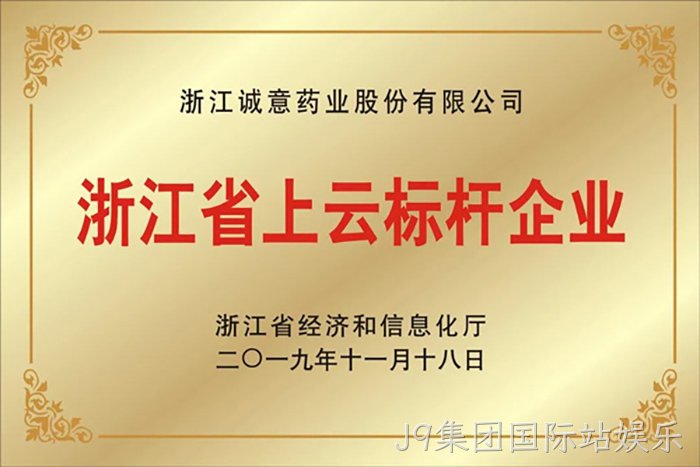 浙江省上云标杆企业